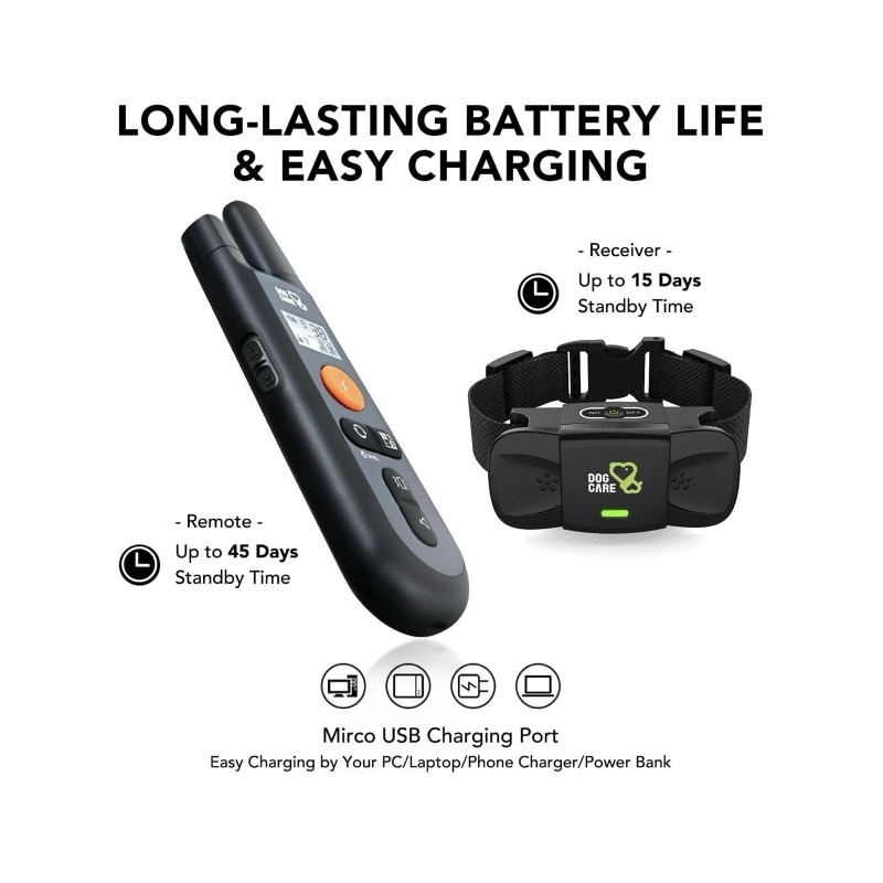 Dogcare Dog Care WELL-D TC01 Dog Training E-Collar With Remote