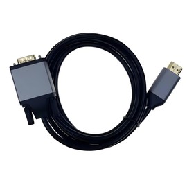 TV xStream 1080P HDMI to VGA Cable, 1.8M High-Speed Male to Male Adapter with Audio, Metal Shell, CE Certified – Black