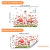 LOONELO Spring Summer Window Stickers, Wildflowers Lily Floral Butterfly Window