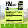Gaba Supplement 1000mg with L-Theanine Extract - Support for Concentration,