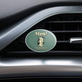 Men Because Women Appreciate The Simple Things in Life Funny Humor Retro Car Air Freshener Vent Clip