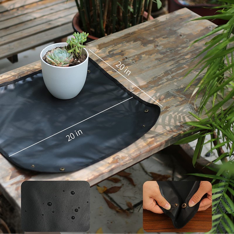 5Pcs Succulent Tools, Mini Garden Tools,Plant Potting Mat as Plant