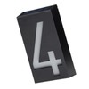 Solar House Number Solar Powered 1000mAh Rechargeable LED Illuminated Address