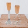 Alipis Potato Masher Stainless Steel Wire Masher Baby Food Masher
