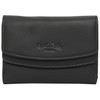 Gusti Asmund Women's Purse Vintage Leather Purse, black, Retro