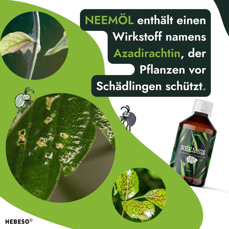 HEBESO® NEEMSIS Organic Neem Oil with Natural Emulsifier, Ready to