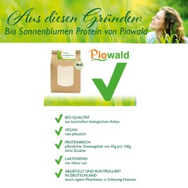 Organic Sunflower Protein - 1 kg Supply Pack