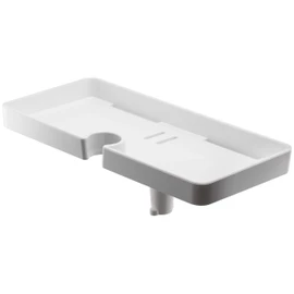 Yamazaki Industries Shower Holder Tray, White, Approx. W 8.7 x D 4.1 x H 3.3 inches (22 x 10.5 x 8.5 cm), Mist 7853