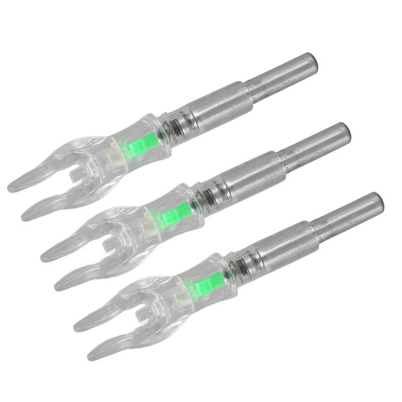 3PCS Lighted Nocks for Arrows Plastic Auto Lighting Archery Arrow