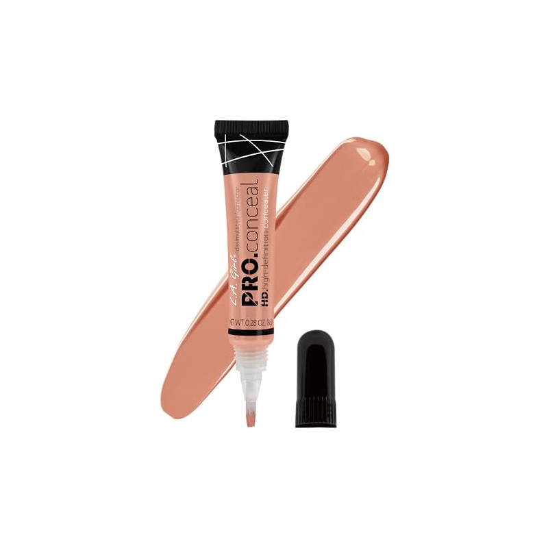 L.A. Girl Pro Conceal HD Concealer, Peach Corrector, 0.28 Ounce