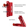 Leopauto Universal Vehicle Fire Extinguisher Bracket, Aluminum Adjustable Quick Release