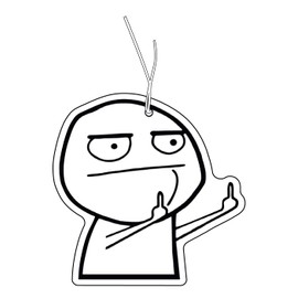 CME.Promo 2x Duftbaum Meme Face Motiv,Auto Duftspender,Duftbaum Auto tuning,car air freshener,Duftanhänger Auto,Duftbaum Set Auto