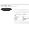 2 2 inch Flush Mount Black Plastic Body and Sheet