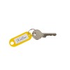WEDO 262811805 Key Ring for Labelling, Yellow, Pack of 100,