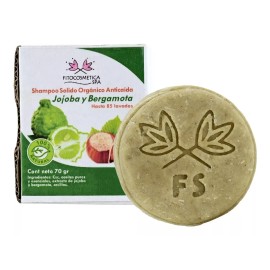 Fitocosmetica Spa Shampoo Solido Orgánico Anticaída Jojoba & Bergamota 85 Lava