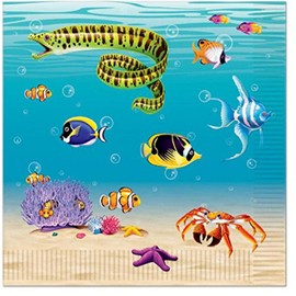 Under The Sea Luncheon Napkins (2-Ply) (16/Pkg)