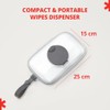 Skip Hop Dispensador De Toallitas Húmedas Para Bebés On-The-Go, Gris