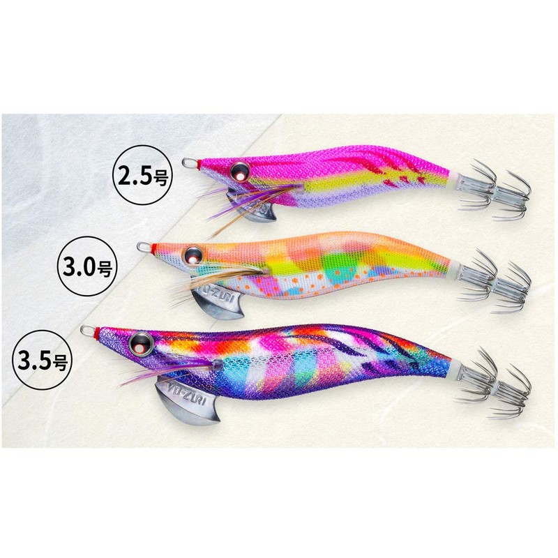 Yo-Zuri A997N-LBL Aori-Q Squid Jig, No. 3.5, LBL 04 Luminous