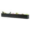 GZGNEEVL Trough Rectangle Planter Window Sill Planter Box Long Window
