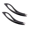 Ipetboom 2pcs Stainless Steel Eyebrow Tweezers Hair Removal Tool for