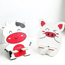 Phone holder smartphone tablet fixing stand animal character / 핸드폰거치대 스마트폰 탭 고정 받침대 동물 케릭터