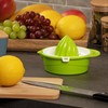 com-four® 3 x Plastic Citrus Juicer - Juicer for Lemons
