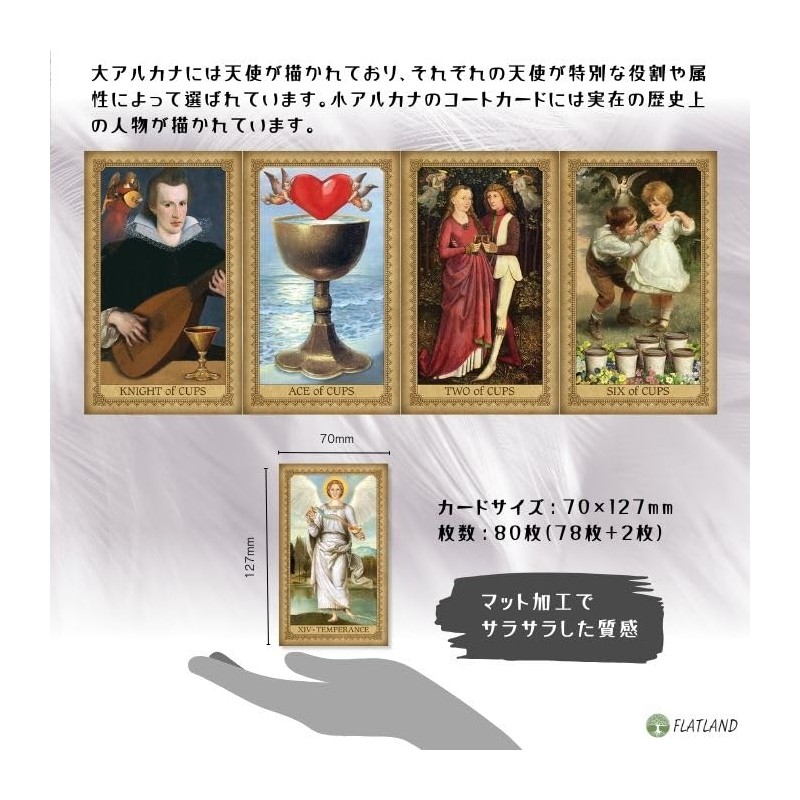 Influence of the Angels Tarot Tarot Divination with Japanese Manual