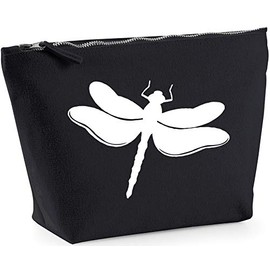 Hippowarehouse Dragonfly printed make up cosmetic wash bag 18x19x9cm