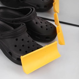Pack of 2 Snow Plow for Croc Charms, Snow Plow Shoe Accessories, Snow Plow for Crocs Accessories, Shovel, Shoe Naments, Classic Shoe Ornament Attachment for Indoor and Outdoor Use (Yellow)