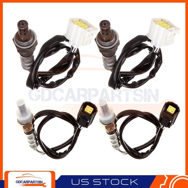 gdcarpartsin 4pcs 2*Upstream + 2*Downstream Oxygen O2 02 Sensor For