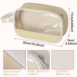WCGXKO Salted Butter Clear Makeup Bag Funny Baking Gift Butter Measurement Gift for Butter Lover (Butter Cbag)