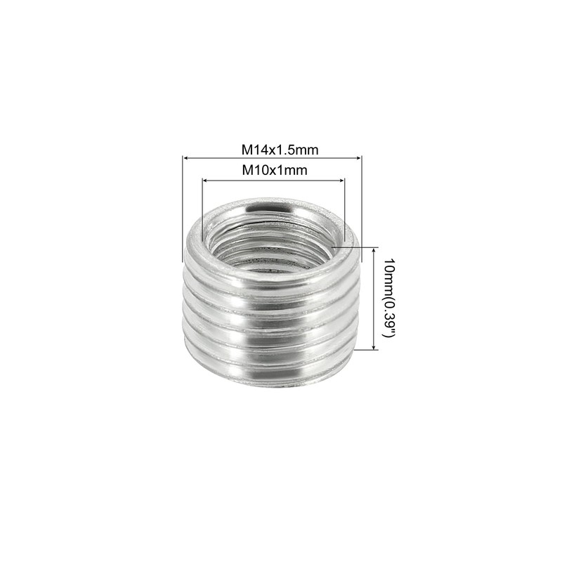 MECCANIXITY Thread Reducing Nuts Insert M14 x 1.5mm Male to