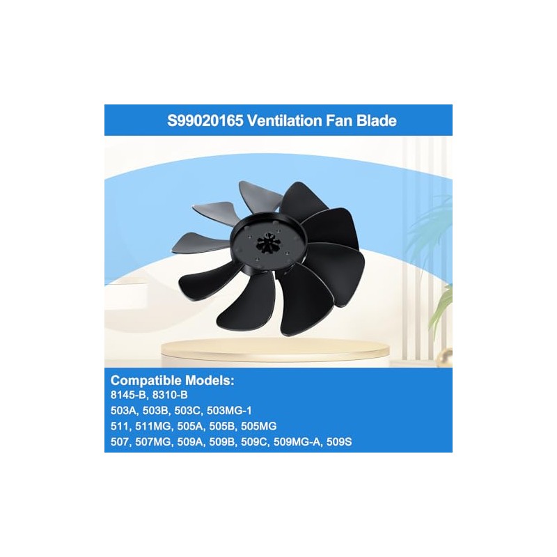 S99020165 Ventilation Fan Blade – Durable Replacement Blower Wheel for