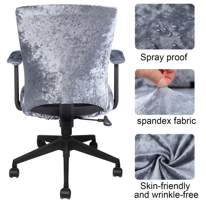 Tallew 4 Pcs Office Chair Covers Set Computer Universal Protective