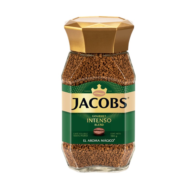 Jacobs Intenso 190g | Café Soluble Liofilizado | Instantáneo |