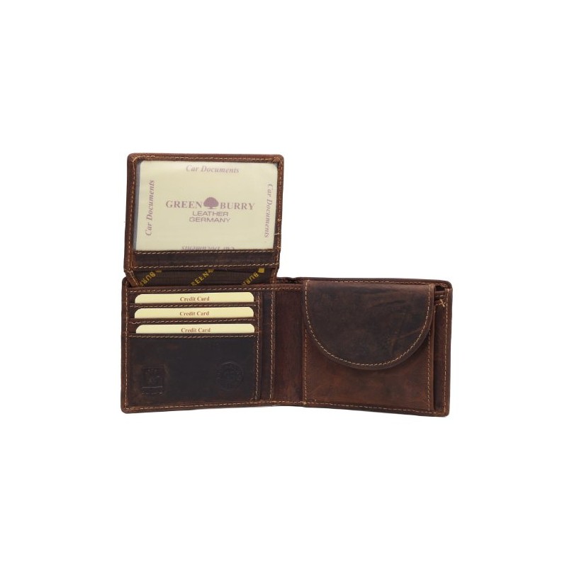 Greenburry Vintage Purse brown, 1705 Stag-25