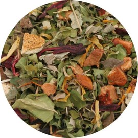 Lerbs & Hagedorn, Organic Tea Moringa Orange | Orange and Moringa 250 g (approx. 20 Litres) Moringa Leaves, Blackberry Leaves, Apple Pieces, Hibiscus