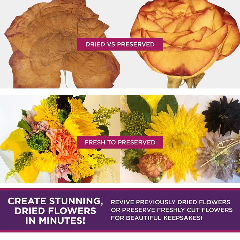 Flower Drying Kit Includes Flower Press Drying Boards, Quick Dry
