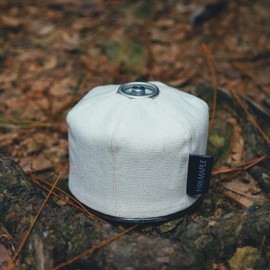 G2 Gas Canister Cloth Cover – Universal Protective Sleeve for Camping Fuel Canisters, Durable & Heat-Resistant Fabric Case for G2 Gas Tank (White)