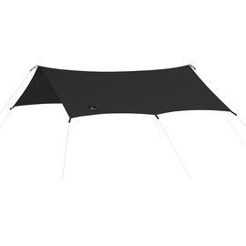 Thous Winds Tarp, Sun Shelter, Awning Shade, Hexagon Tarp, Solo Camp, Lightweight, Compact, Water Pressure Resistance, 78.7 inches (2,000 mm), Light Blocking, Heat Shield, Waterproof, Includes Pegs, Wind Rope, Storage Bag