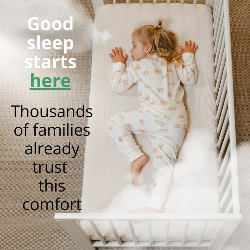 Mommybelly 2 Fitted Sheets Moses 80x40 + Mattress Protector, Beige