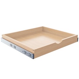 Pull Out Drawers for Cabinet Wood Slide Out Cabinet Organizer and Storage Cabinet Kitchen Drawers Slide Out Shelves Pull Out Shelves in Kitchen Pantry Bathroom with Soft Close 24"W x 22"D x 3"H