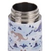 Oasis Double Wall Insulated Kids 400ml Bottle Stainless Steel Dinosaur
