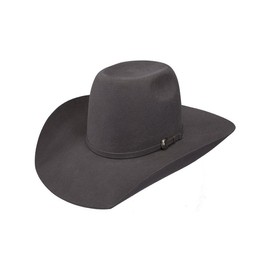 RESISTOL Kid's 2X Pay Window 4" Brim Pre-Creased Cowboy Hat Grey OS