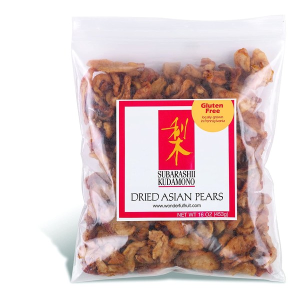 All Natural dried fruit, Pennsylvania dried Asian Pear