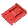 Depth Measuring Ruler Red Aluminum Alloy Brass Woodworking Measurement Tool