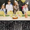 4 Pack 29x108 In Silver Foil Fringe Tinsel Table Skirts