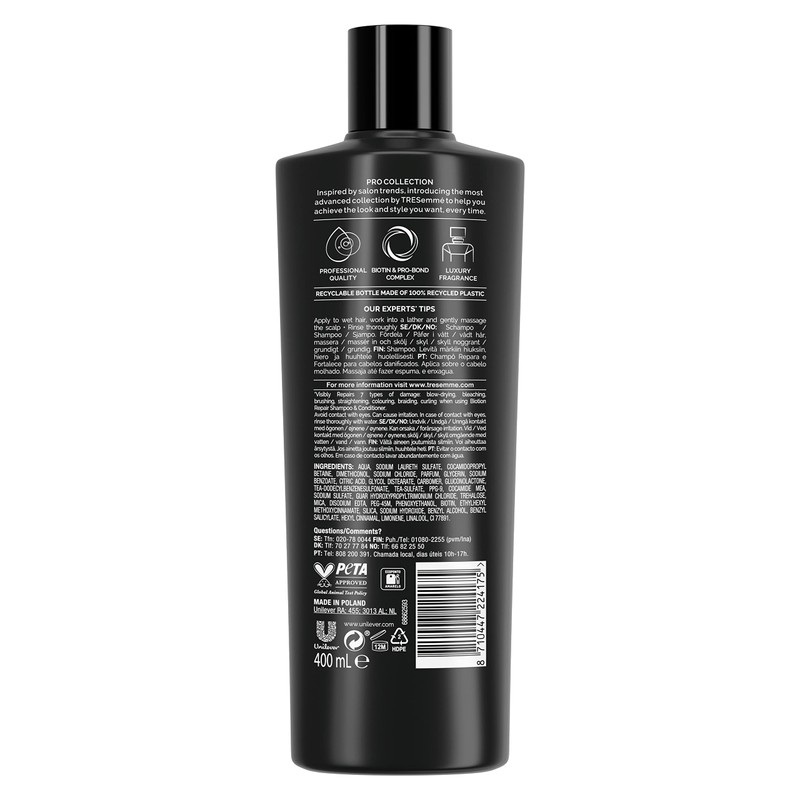 TRESemme TRESemmé Biotin Repair ProBond Complex Shampoo 13.5 oz, Multi,