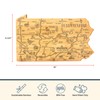 Totally Bamboo Destination Pennsylvania Shaped Cutting Board – Bamboo Charcuterie