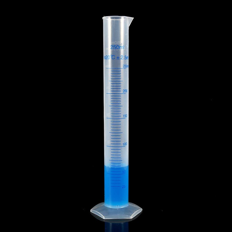 Measuring cylinder, plastic measuring cylinder, 250 ml, plastic measuring cylinder,